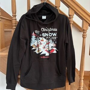 Disney Christmas Hoodie with Mickey Mouse and Friends